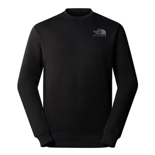Bluza The North Face Graphic Crew 3 0A87EUJK31 - czarna - Bluzy sportowe męskie - miniaturka - grafika 1