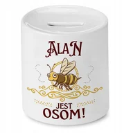 Skarbonki - Skarbonka Dla Alana na Urodziny Imieniny Prezent z Nadrukiem ze Zdjęciem - miniaturka - grafika 1
