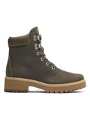 Botki damskie - Timberland Skórzane botki "Carnaby Cool" w kolorze khaki - miniaturka - grafika 1