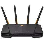 Anteny Wi Fi - Wireless Router|ASUS|Wireless Router|3000 Mbps|Mesh|Wi-Fi 5|Wi-Fi 6|IEEE 802.11a/b/g|IEEE 802.11n|USB 3.1|1 WAN|4x10/100/1000M|Number of antennas 4|TUF-AX3000 - miniaturka - grafika 1