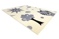 Dywany - Dywan BCF FLASH Smile 3992 - Słońce, słoneczko krem / szary beżowy 160x220 cm - miniaturka - grafika 1