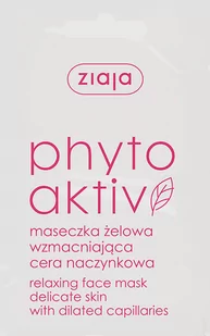 Ziaja PHYTOAKTIV Maseczka żelowa wzmacniająca cera naczynkowa saszetka 7ml - Maseczki do twarzy - miniaturka - grafika 1