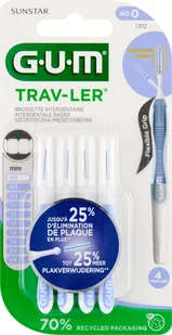 Gum Trav-ler Szczoteczki Międzyzębowe Wrzosowe 0,6 - Szczoteczki do zębów - miniaturka - grafika 1