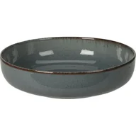 Talerze - Talerz porcelanowy 20 x 5 cm niebieski - miniaturka - grafika 1