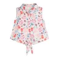 Bluzki damskie - Bluzka dziewczęca Guess Twill koszula-122 - miniaturka - grafika 1