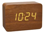 Zegary - TFA 60.2549.08 Radio alarm clock brown 60.2549.08 - miniaturka - grafika 1