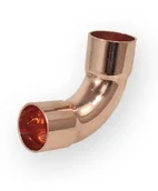 Łączniki, trójniki, kształtki - CU Łuk 90° dwukielichowy 35 mm - miniaturka - grafika 1