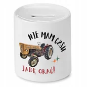 Skarbonki - Skarbonka Dla Krystyny na Urodziny na Prezent z Nadrukiem ze Zdjęciem + Opakowanie na prezent (wzór 02) - miniaturka - grafika 1