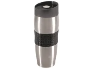 Kubki termiczne - Kubek termiczny AMBITION Black z podwójną ścianką 380ml - miniaturka - grafika 1
