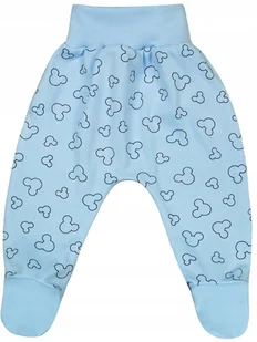 PÓŁŚPIOCHY BEZUCISKOWE ŚPIOCHY Myszka BŁĘKIT 62 KLEKLE - Śpiochy dla niemowląt - miniaturka - grafika 1