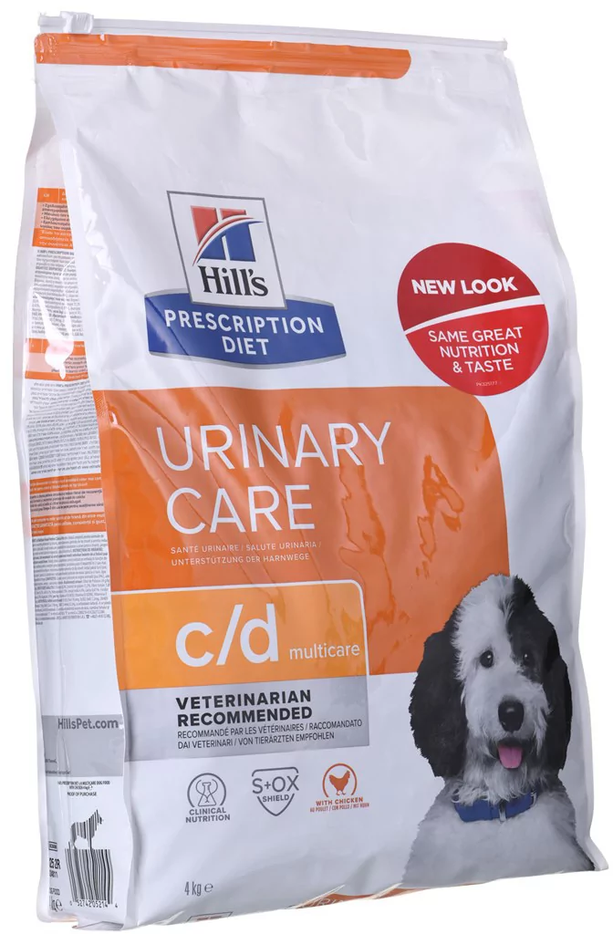 Sucha karma dla psów HILL'S PD Urinary c/d na dolegliwości przewodu moczowego 1,5kg (52742042237)