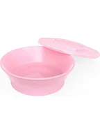 Sztućce dla dzieci - Twistshake Miska w kolorze jasnoróżowym do nauki jedzenia - 430 ml - miniaturka - grafika 1