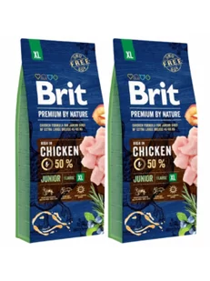 Brit Premium By Nature Junior Extra Large XL 15 kg - Sucha karma dla psów - miniaturka - grafika 1