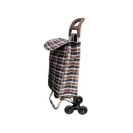 Torby i wózki na zakupy - Torba na zak.na kółk.mix kolor/kraty 6 kół/DIA4217 DH-DIA4217 - miniaturka - grafika 1