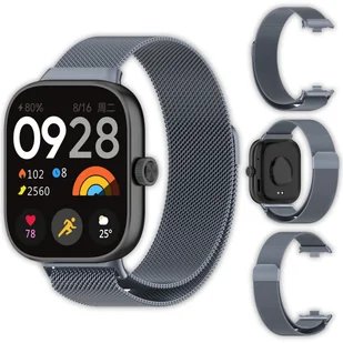 Bransoleta Milanese Vanfone do Xioami Redmi Watch 4/5, niebieski grafit - Akcesoria do smartwatchy - miniaturka - grafika 1