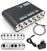 Inne akcesoria audio-wideo - Konwerter / Dekoder Dźwięku Dts / Ac3 Na 5.1 / 2.1 Toslink - miniaturka - grafika 1