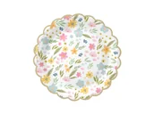 Dekoracje i nakrycia stołu na imprezę - Talerzyki papierowe Polne Kwiaty - 18 cm - 6 szt. - miniaturka - grafika 1