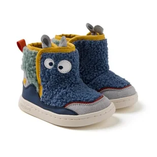 GIOSEPPO Finland, Botki, Granatowe, 25 EU Szerokość, Granatowy, 25 EU szerokie - Botki damskie - miniaturka - grafika 1