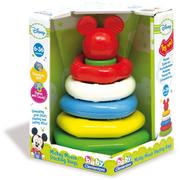 Zabawki interaktywne dla dzieci - Clementoni Kółkowa piramida Baby Mickey - miniaturka - grafika 1