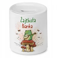 Skarbonki - Skarbonka Dla Bianki na Urodziny Idealny Prezent z Nadrukiem ze Zdjęciem + Opakowanie na prezent (wzór 03) - miniaturka - grafika 1