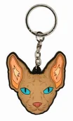 Breloki - Brelok do kluczy z kotem Kot Sfinks - miniaturka - grafika 1