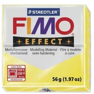Masy plastyczne - FIMO EFFECT MASA PLASTYCZNA 57G ŻÓŁTY TRANS NR 104 - miniaturka - grafika 1