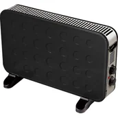 Ogrzewanie przenośne - Grzejnik konwektorowy 2000 W z dodatkowym nawiewem czarny - miniaturka - grafika 1