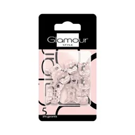 Ozdoby do włosów - Inter-Vion Żabki Do Włosów Średnie Przeźroczyste 10 Sztuk - miniaturka - grafika 1