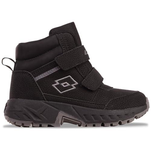 LOTTO Unisex dziecięce buty Evedal Mid K półdługie, czarny, 30 EU