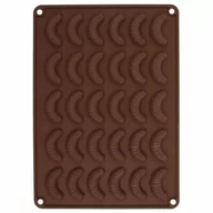 Formy do ciast - Forma do pieczenia ciastek, rogalików, silikonowa, rogaliki, 30 sztuk kod: O-151761 - miniaturka - grafika 1