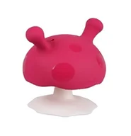 Gryzaki dla dzieci - Mombella Grzybek Gryzak Mushroom dark pink - miniaturka - grafika 1
