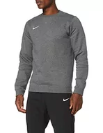 Bluzy męskie - Nike Męska bluza M Crw Flc Tm Club19 szary Charcoal Heather/White 16-22 - miniaturka - grafika 1