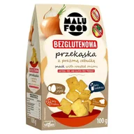 Zdrowa żywność - Bezglutenowa Przekąska z Prażoną Cebulką Malu Food, 100g - miniaturka - grafika 1