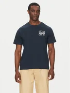 Koszulki męskie - Element T-Shirt ELYZT00522 Granatowy Regular Fit - miniaturka - grafika 1