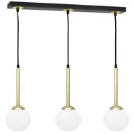 Lampy sufitowe - Milagro Lampa wisząca Parma 3 Czarny MLP4821 - MLP4821 - miniaturka - grafika 1