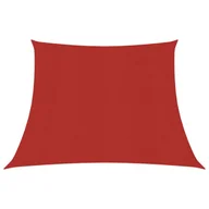 Parasole ogrodowe - vidaXL Żagiel przeciwsłoneczny, 160 g/m, czerwony, 3/4x2 m, HDPE 311653 - miniaturka - grafika 1