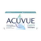 Soczewki kontaktowe - Johnson&Johnson Acuvue Oasys with Transitions 6 szt. - miniaturka - grafika 1