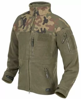 Bluzy męskie - Bluza Polar Helikon-Tex Infantry olive green/wz.93 leśny - grafika 1