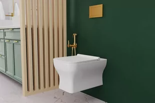 Bateria bidetowa podtynkowa INVENA GLAMOUR BP-00-B04-L czarny mat - Baterie bidetowe - miniaturka - grafika 4