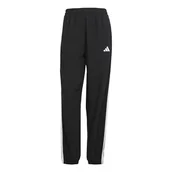 Spodnie rowerowe - adidas Kobiety Train Essentials 3-Stripes Woven Pants, Black/White, XS - miniaturka - grafika 1