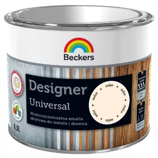 Emalia akrylowa Beckers Designer Universal Vanilla Cream 0,5 l - Emalie - miniaturka - grafika 1