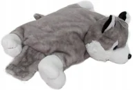 Maskotki i pluszaki - Maskotka Poduszka Składana Piesek Husky - 27cm - miniaturka - grafika 1