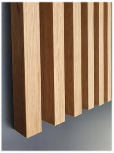 Lamele Dekoracyjne Listwa Pionowa Fornir Dębowy / Więc Pol - Meble modułowe i akcesoria - miniaturka - grafika 1