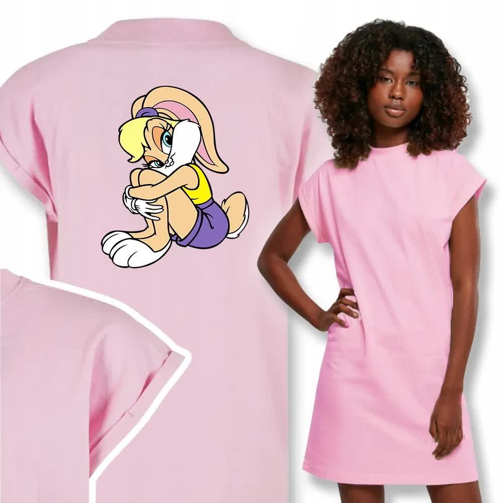 Ładna Wygodna Koszula Nocna LOLA BUNNY Wzory - L