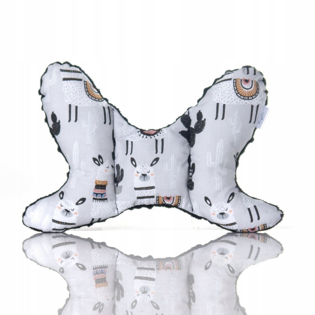 Poduszka Podróżna Motylek Antywstrząsowy Minky