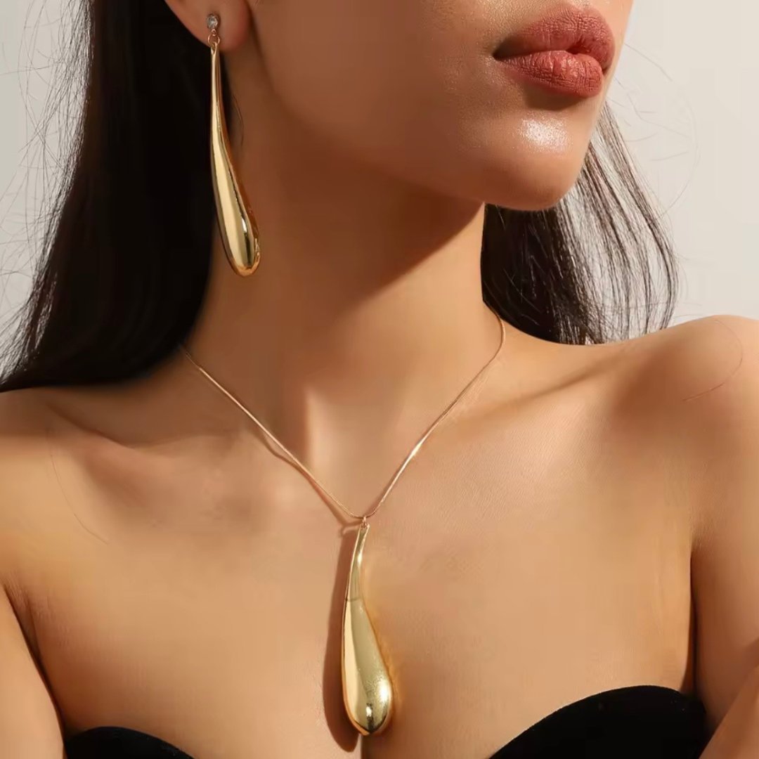Komplet biżuterii Veloura Drop Gold