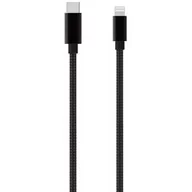 Kable USB - Winner Group Kabel USB-C/Lightning 50 cm 11466 Czarny - miniaturka - grafika 1