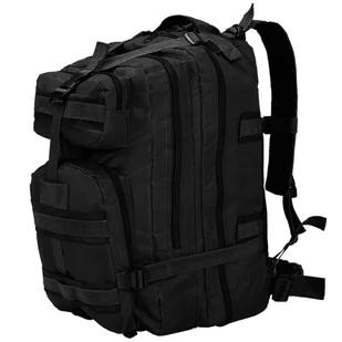 vidaXL Plecak w stylu wojskowym, 50 L, czarny vidaXL - Plecaki - miniaturka - grafika 8
