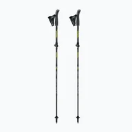 Kije trekkingowe - Kije nordic walking GABEL Fusion Wired czarny/limonkowy - miniaturka - grafika 1