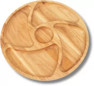 Tace i patery - Deska drewniana dębowa - zakręcona - miniaturka - grafika 1